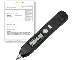 Vibracijos matuoklis PCE-VT 1100-ICA su ISO kalibravimo sertifikatu