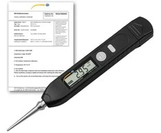 Vibracijos matuoklis PCE-VT 1100S-ICA su ISO kalibravimo sertifikatu