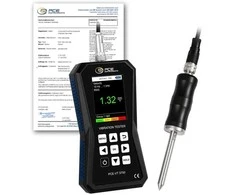 Vibracijos matuoklis PCE-VT 3700S-ICA su ISO kalibravimo sertifikatu