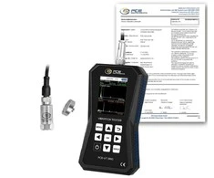 Vibracijos matuoklis PCE-VT 3900-ICA su ISO kalibravimo sertifikatu