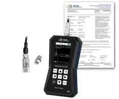 Vibracijos matuoklis PCE-VT 3900-ICA su ISO kalibravimo sertifikatu