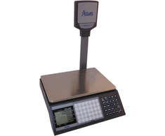 Virtuvinės svarstyklės Kainą skaičiuojančios svarstyklės su stovu ACLAS PS1X-DP 30 kg