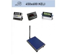 Virtuvinės svarstyklės Platforminės svarstyklės Keli 450x600 mm 300 kg su svėrimo indikatoriumi CWB7