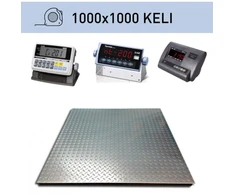 Virtuvinės svarstyklės Platforminės svarstyklės Keli 1000x1000 mm su svėrimo indikatoriumi XK3190 A12 OIML