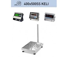 Virtuvinės svarstyklės Platforminės svarstyklės Keli 400x500 mm su svėrimo indikatoriumi XK3190 A12E SS