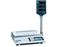 Virtuvinės svarstyklės Prekybinės elektroninės svarstyklės CAS AP-M 30 kg. su metrologine patikra