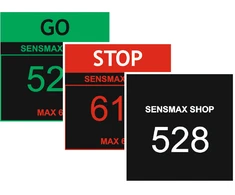 Žmonių kiekio patalpose atvaizdavimo ekranas SensMax LED-391 LR TS