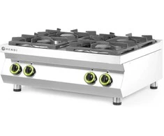 4 degiklių stalinė dujinė viryklė Kitchen Line 2x 6kW 2x 3,5kW Hendi 227381