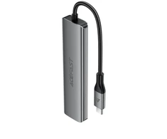 Acefast Hub doko stotelė 5w1 USB-C - USB-A USB-C HDMI 4K 60Hz PD 90W - pilka