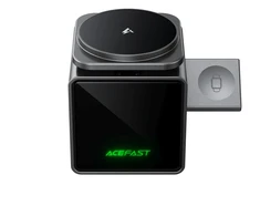 Acefast Įkroviklis indukcinė 3w1 na smartfon ausinės smartwatch su kablem 22.5W - pilka