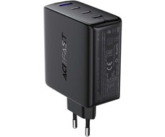 Įkroviklis Acefast A94 100W GaN 3xUSB-C/USB-A juodas