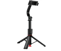 Acefast Selfie stick su automatycznym statywem i pultu Bluetooth 1.05 m - juoda