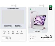 „AmazingThing Titan Pro Mag“ dėklas, skirtas „iPad Air 11“ M3/M4 (2025/2026) - Rožinė