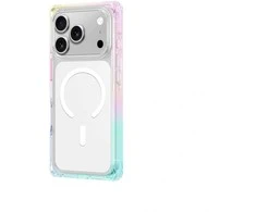 AmazingThing Omni dėklas skirtas Apple iPhone 17 Pro Max suderinamas su MagSafe – skaidrus-rainbow