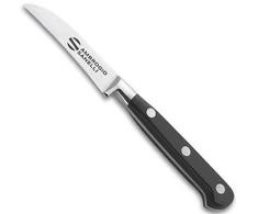 Ambrogio Sanelli Nóż do obierania su zakrzywionym ostrzem kuty CHEF dł. 180 mm
