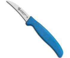 Ambrogio Sanelli SUPRA COLORE HACCP lenktas daržovių peilis 70/190 mm - mėlynas