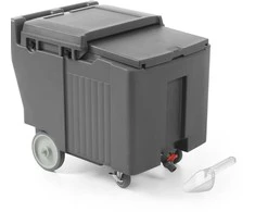 Amer Box Termoizoliuotas termosas ledui transportuoti, mobilus ant ratų, talpa 110L