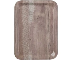 „Amer Box“ stačiakampis neslystantis serviravimo padėklas, 370 x 530 mm - tamsus medis