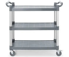 Amer Box Padavėjo aptarnavimo vežimėlis iki 150 kg, 3 lentynų, 842x486 mm