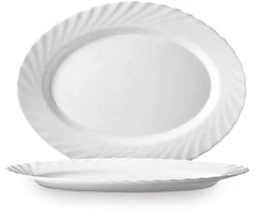 Arcoroc TRIANON ovali lėkštė 290x214x22mm 4 vnt. rinkinys - Arcoroc D6891