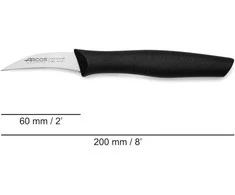 Arcos NOVA lenktas daržovių ir vaisių lupimo peilis, ilgis 60/172 mm