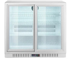 Arktic Baro šaldytuvas su 2 stumdomomis durelėmis, LED, 150 l, 160 W, 90 x 52 x 84 cm – sidabro spalvos