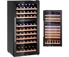Šaldytuvas Arktic 2 zonų vyno aušintuvas 91 buteliui, 230 l, 590 x 595 x 1215 mm