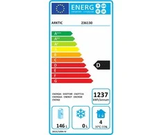 Arktic Dviejų durų vėsinimo stalas su stalviršiu ir apatiniu bloku, nerūdijantis plienas, 247 l - Hendi 236130