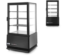 Arktic Šaldoma konditerijos vitrina, 3 lentynos, 68L LED - juoda