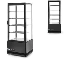 Arktic Šaldoma konditerijos vitrina 4 lentynos 98L LED - juoda