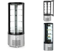 Arktic Apvali konditerinė šaldymo vitrina su 4 LED lentynomis, 360L