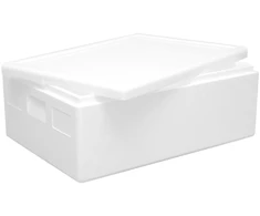 Arpack Termobox polistirolo termodėžė su dangčiu, PZH sertifikatas, 685x485x265mm, 53L