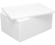 Arpack Termobox polistirolo termodėžė su dangčiu, PZH sertifikatas, 685x485x365mm, 80L