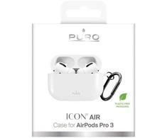 „Puro Icon“ dėklas, skirtas „AirPods Pro 3“ – „Baltas“
