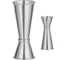 Bar Up Dvipusis barmeno matas gėrimams, kokteiliams, 25 ml ir 50 ml