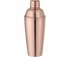 Bar Up 3 dalių barmeno plaktuvas gėrimams ir kokteiliams Cobbler 0,8 l - varinis