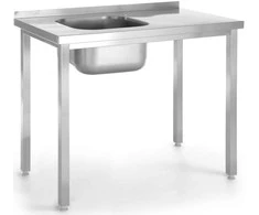 Vieno dubenio kairioji baseino kriauklė Budget Line STEEL 800 x 600 x 850 cm – Hendi 816776