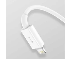 Greitas įkrovimas iš USB į M+L+C Baseus Superior Data 3.5A 1m (baltas)