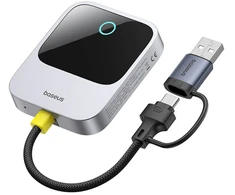 Baseus Belaidis adapteris, skirtas „Apple CarPlay Bluetooth“ – pilkas