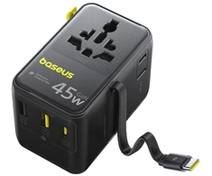 Baseus PicoGo AG11 Fast Universal 45W Travel Charger Cosmic juodos spalvos