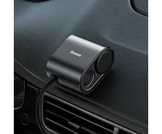 High Efficiency Pro 1-2-2 automobilinis cigarečių žiebtuvėlis Baseus 30W (juodas)