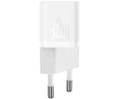Baseus GaN5 USB-C 30W su kablem Baseus Dynamic 3 USB-C 100W 1m - balta