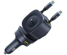 Baseus PrimeTrip VR2 Max 60W ze zwijanymi kablami USB-C - juoda