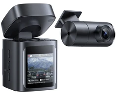 Baseus PrimeTrip VD1 Pro Car DVR 4K+1080p with Baterija - Juodas