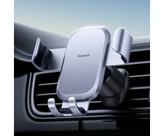 Baseus Laikiklis automobilinis grawitacyjny do smartfona na kratkę nawiewu - pilka