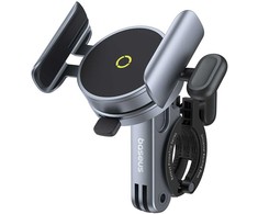 Baseus PrimeTrip magnetinis telefono laikiklis dviračiui / paspirtukui/ motociklui - juodos spalvos