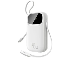 Baseus EnerFill FC31 QPow3 20000 mAh 45W balta