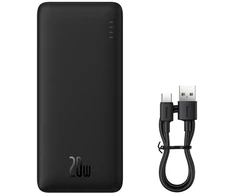 Baseus Airpow Fast Charge 20W 30000 mAh juoda