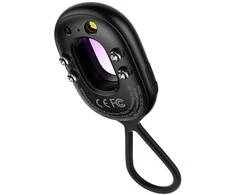 Baseus Paslėptos kameros detektorius su mini žibintuvėliu ir signalizacija + USB-A - USB-C laidas - juodas