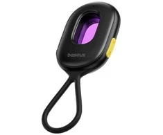 Baseus Paslėptos kameros detektorius su mini žibintuvėliu ir signalizacija + USB-A - USB-C laidas - juodas